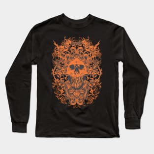 Skull Angry Long Sleeve T-Shirt